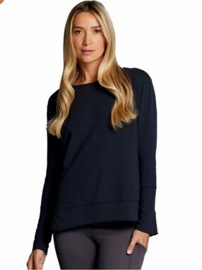 NEW⭐️Greyson Celeste Long Sleeve Top - Anthracite Gray $118 XS